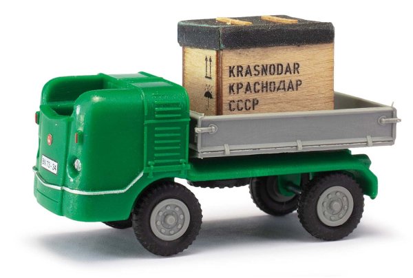 BUSCH 210009617 Multicar M21 mit Holzkiste 1956 Auto-Modell 1:87