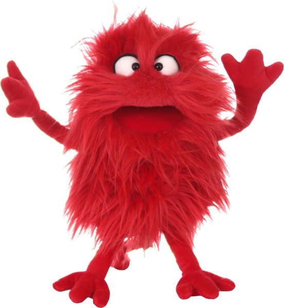 MATTHIES Living Puppets Handpuppe Zausel 35 cm Monster to Go W775