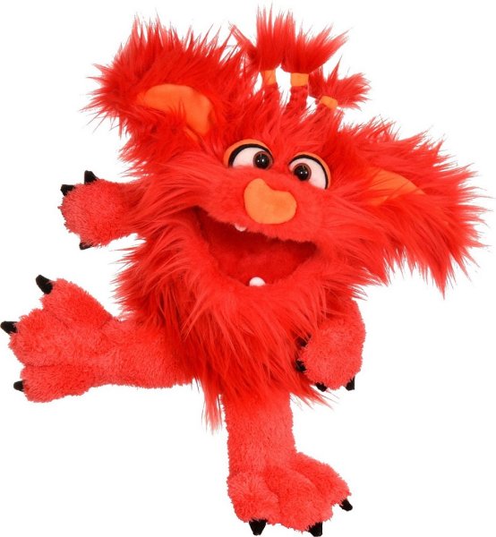 MATTHIES Living Puppets Handpuppe Schnute 35 cm Monster to Go W848