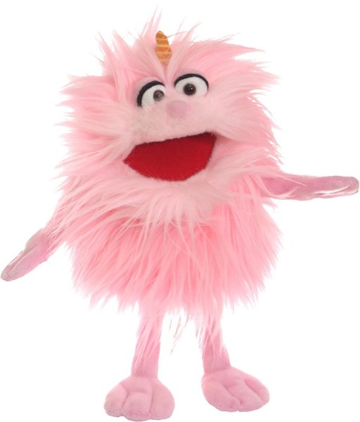 MATTHIES Living Puppets W854 Handpuppe Klein Bonsche 26 cm Monster to Go