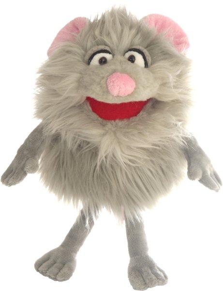 MATTHIES Living Puppets W855 Handpuppe Klein Tüddel 26 cm Monster to Go