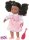 idee+spiel 529-60380 DOLLSWORLD Puppe Elizabeth mit schwarzen Haaren 36 cm