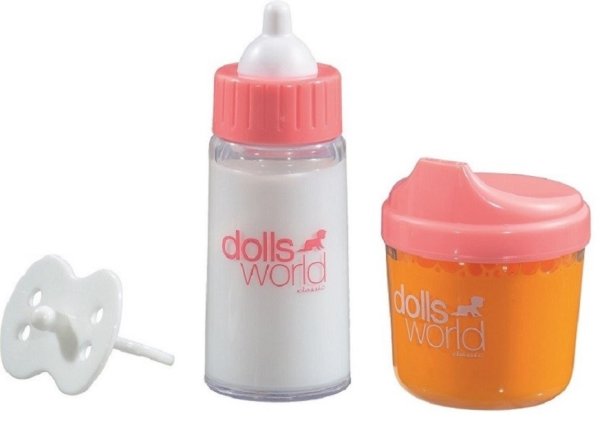idee+spiel DOLLSWORLD Magisches Babyfläschchen-Set 60100