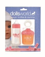 idee+spiel 527-60100 DOLLSWORLD Magisches Babyfläschchen-Set