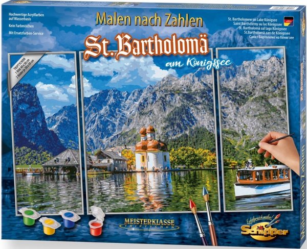 SCHIPPER 609260841 Malen nach Zahlen St.Bartholomä am Königssee