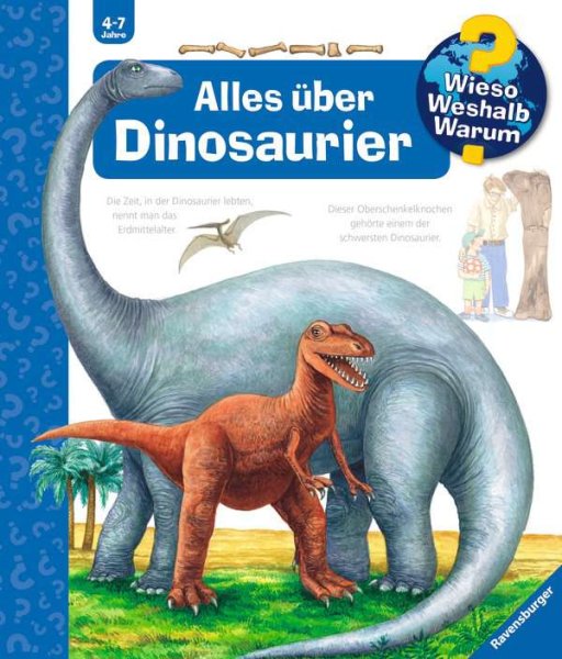 RAVENSBURGER 33268 Alles über Dinosaurier / Wieso? Weshalb? Warum?