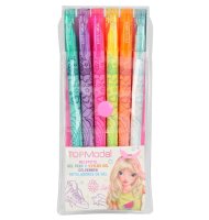 DEPESCHE 7938 - TOPModel Neon Gelstifte-Set, 6 Farben