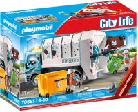 PLAYMOBIL City Life 70885 - Müllfahrzeug mit Blinklicht