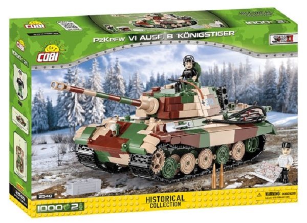 COBI 2540 Panzerkampfwagen VI Ausführung B Königstiger Militär Baukasten 1:35