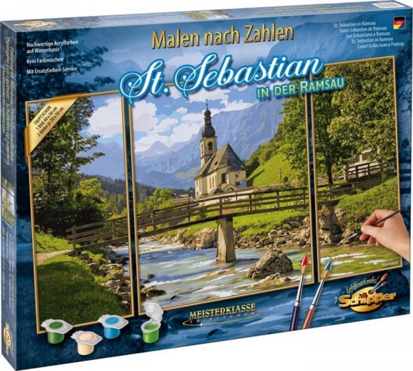 SCHIPPER 609260839 Malen nach Zahlen St. Sebastian in der Ramsau