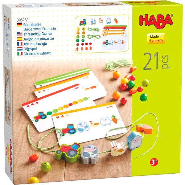 HABA 305780 F&auml;delspiel Bauernhof-Freunde