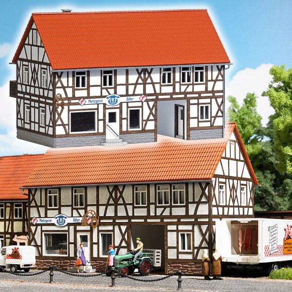 BUSCH 1530 - H0 Land-Metzgerei Adler