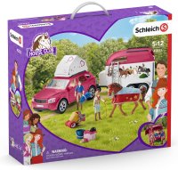 SCHLEICH Horse Club 42535 Abenteuer mit Auto und...