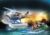 PLAYMOBIL City Action 70779 Polizei-Wasserflugzeug Schmuggler-Verfolgung