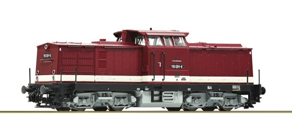 ROCO Diesellokomotive BR 110 091-6 mit DC-Sound DR Ep.IV 36339 Spur TT