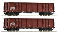 ROCO 37650 Set mit 2 offene Güterwagen Eans DR Ep.IV...