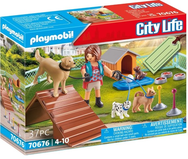 PLAYMOBIL City Life 70676 Geschenkset Hundetrainerin