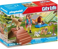PLAYMOBIL City Life 70676 Geschenkset Hundetrainerin