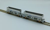 TILLIG 01054 Set mit 2 Selbstentladewagen Faccns Captrain Eurovia Ep.VI Spur TT