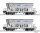 TILLIG Set mit 2 Selbstentladewagen Faccns Captrain Eurovia Ep.VI 01054 Spur TT