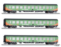 TILLIG 01066 Set mit 3 Reisezugwagen Bauart Halberstadt,...