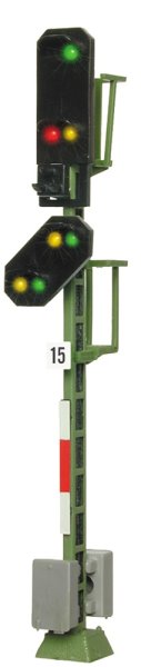 VIESSMANN 4015 Licht-Einfahrsignal mit Vorsignal Spur H0