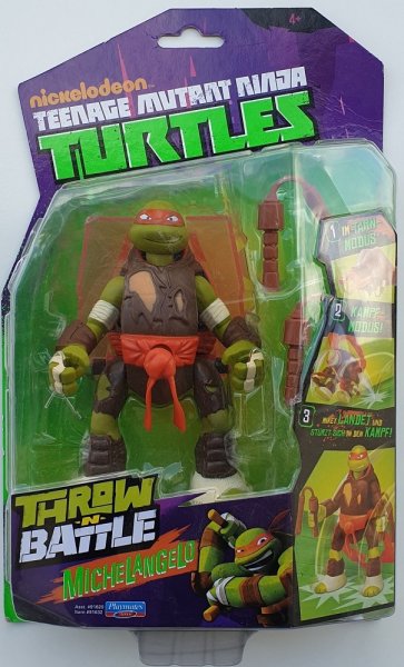 STADLBAUER Ninja Turtles Figur Throw N Battle Michelangelo 14091632