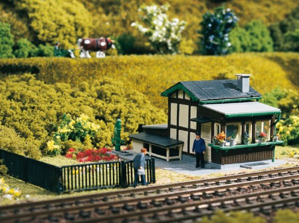 AUHAGEN Schrankenwärterhaus Bausatz 13243 Spur TT