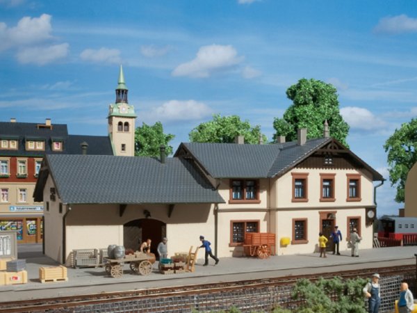 AUHAGEN Bahnhof Oberrittersgrün Bausatz 11362 Spur H0
