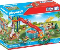 PLAYMOBIL City Life 70987 - Poolparty mit Rutsche