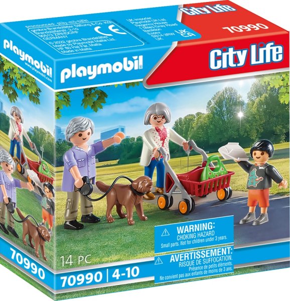 PLAYMOBIL City Life 70990 Großeltern mit Enkel