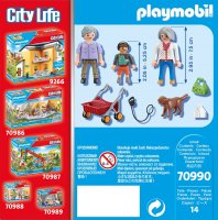PLAYMOBIL City Life 70990 Großeltern mit Enkel