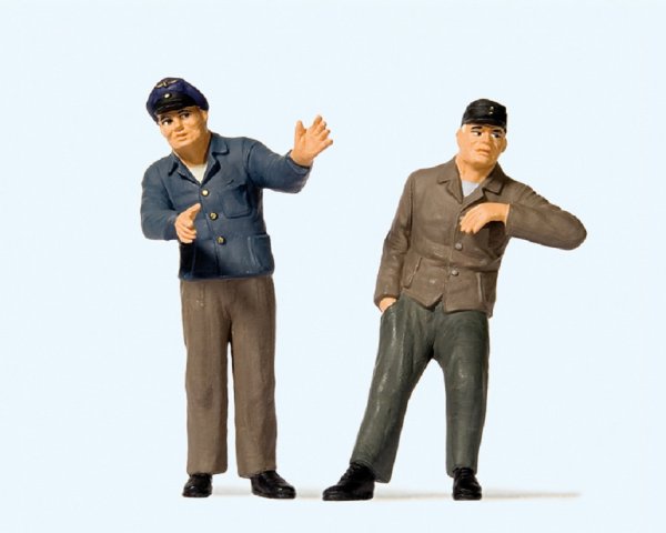 PREISER Lokführer und Heizer Figuren-Set 44917 Spur G