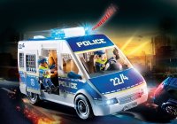 PLAYMOBIL City Action 70899 Polizei-Mannschaftswagen mit Licht und Sound