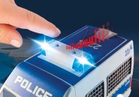 PLAYMOBIL City Action 70899 Polizei-Mannschaftswagen mit Licht und Sound