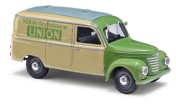 BUSCH Framo V901/2 Kastenwagen Union Bäckerei Karl Marx Stadt 51248 Automodell 1:87