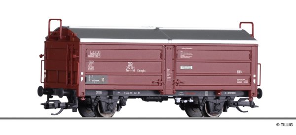TILLIG Schiebedach-Schiebewandwagen Tes-t 58 DB Ep.III 17653 Spur TT