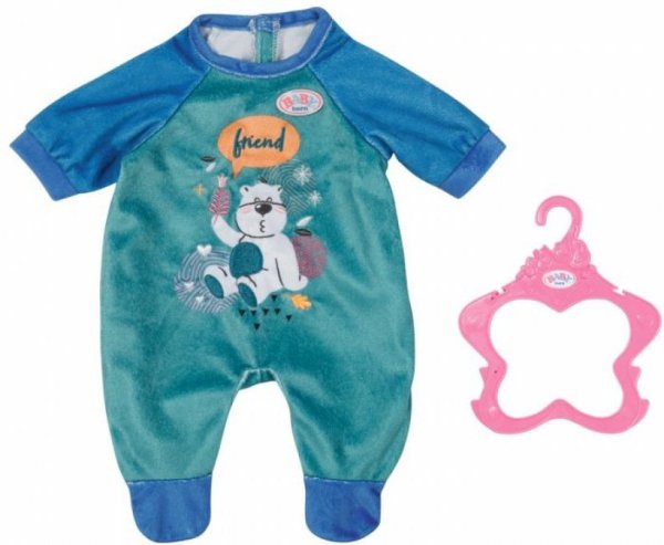 ZAPF Creation 833629 BABY born&reg; Strampler blau 43 cm