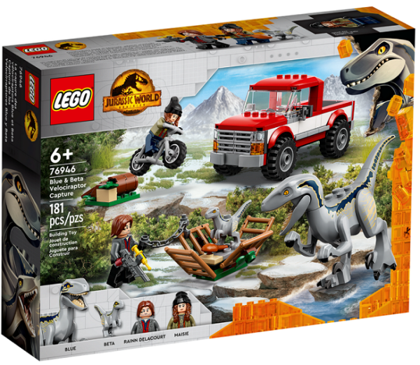 LEGO Jurassic World 76946 Blue und Beta in der Velociraptor-Falle