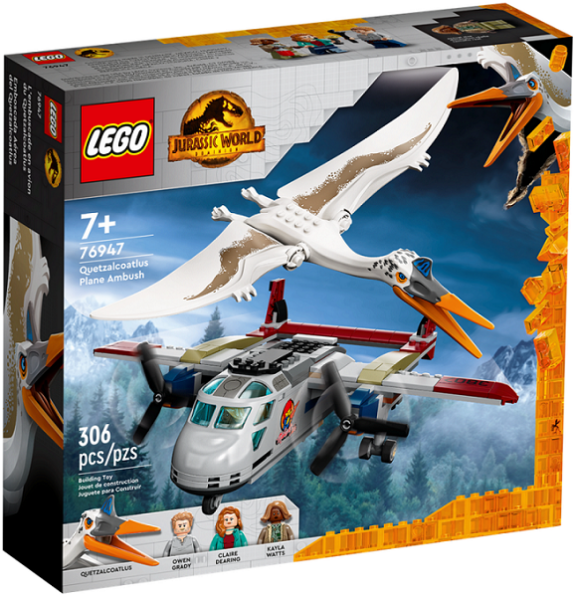 LEGO Jurassic World 76947 Quetzalcoatlus Flugzeug-Überfall
