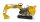 BRUDER Cat Schaufelbagger 02483 Profi-Serie bworld 1:16