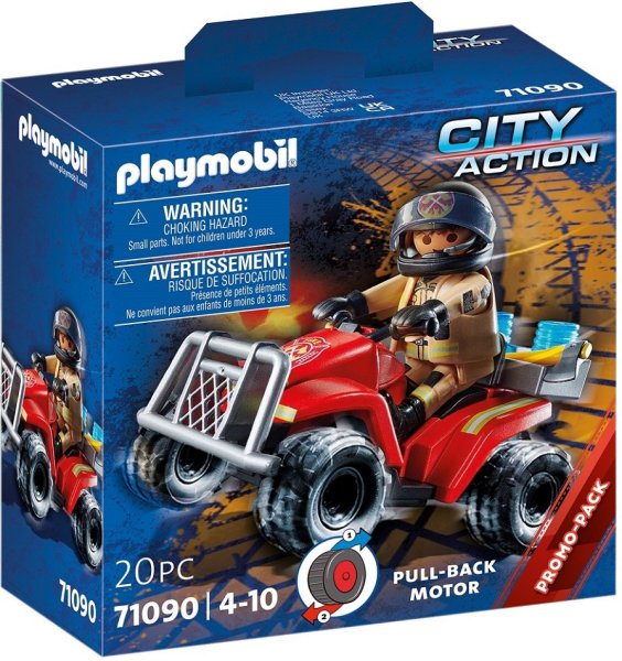 PLAYMOBIL City Action 71090 Feuerwehr-Speed Quad