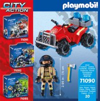 PLAYMOBIL City Action 71090 Feuerwehr-Speed Quad