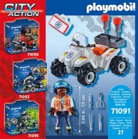 PLAYMOBIL City Action 71091 Rettungs-Speed Quad