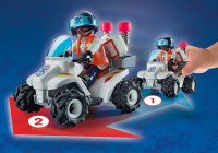 PLAYMOBIL City Action 71091 Rettungs-Speed Quad