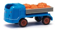 BUSCH 211003312 Multicar M21 blau mit Kürbisbeladung...