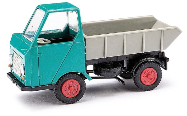 BUSCH Multicar M22 Muldenkipper grün 211005503 Automodell 1:120