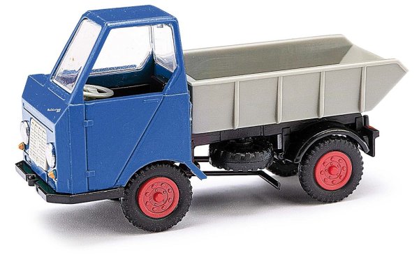 BUSCH Multicar M22 Muldenkipper blau 211005504 Automodell 1:120