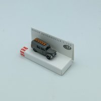 BUSCH Framo Halbbus graue Post 8666 Automodell 1:120
