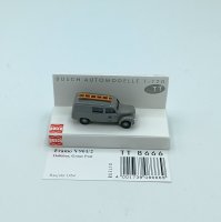 BUSCH Framo Halbbus graue Post 8666 Automodell 1:120